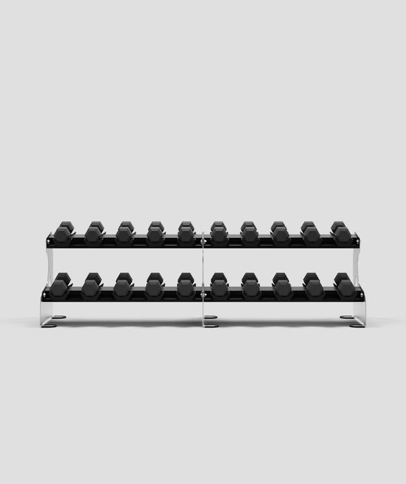 Exigo® 2.5m 2-Tier Dumbbell Rack