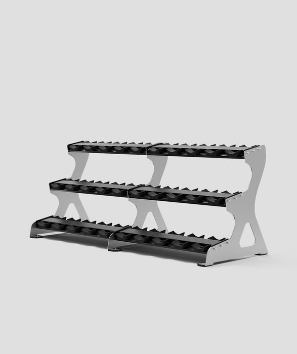 Exigo® 2.5m 3-Tier Dumbbell Rack