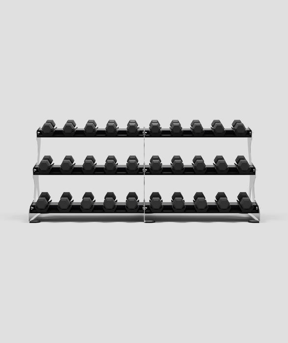 Exigo® 2.5m 3-Tier Dumbbell Rack