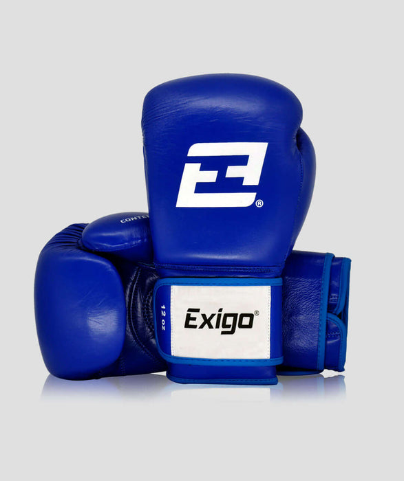 Exigo® x WCF 16oz Contender Sparring Gloves - Blue