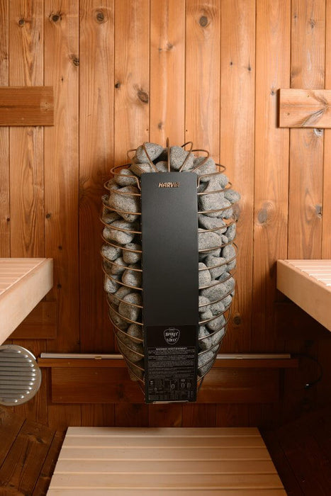 Thermasol Takoa Classic Barrel Outdoor Sauna 8kW Harvia Spirit Electric Heater