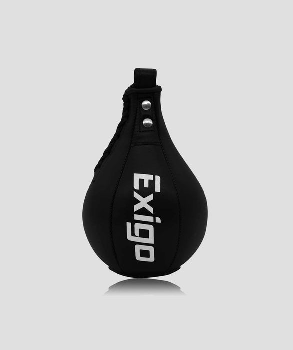 Exigo® Super Pro Leather Peanut Speed Ball - Black