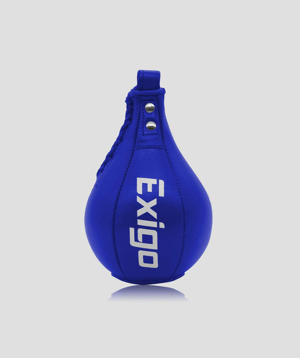 Exigo® Super Pro Leather Peanut Speed Ball - Blue