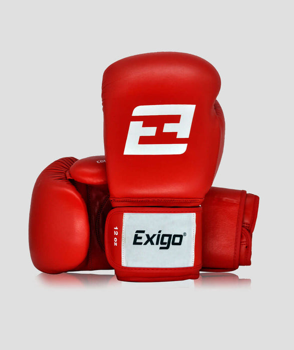 Exigo® x WCF 16oz Contender Sparring Gloves - Red