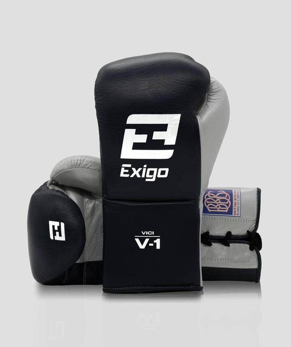 Exigo® V1 Vici Pro Contest Gloves - Midnight/Silver