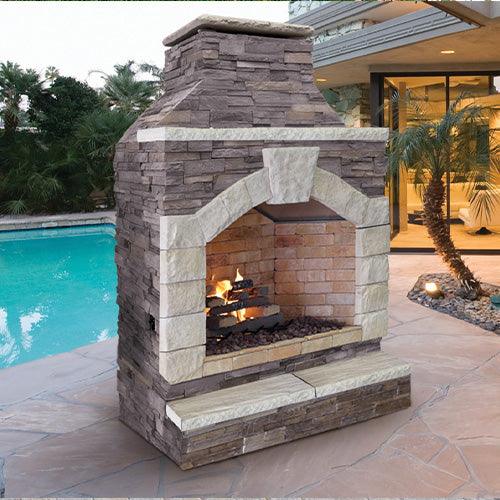 Cal Flame Outdoor Fireplace – 48" 55,000 BTU